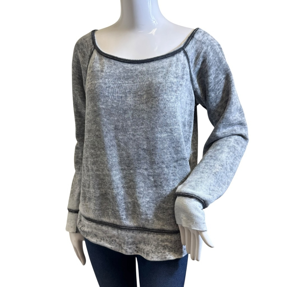 Women's Bella+Canvas Sweatshirt Gray/Black Size M